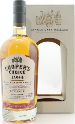 Littlemill 1984 VM The Cooper's Choice 2nd Release Bourbon Cask #3898 La Boutique du Chemin 46.9% 700ml