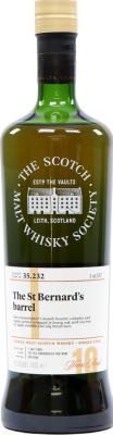 Glen Moray 2008 SMWS 35.232 The St Bernard's barrel 1st Fill Ex-Red wine Barrique 62.5% 700ml