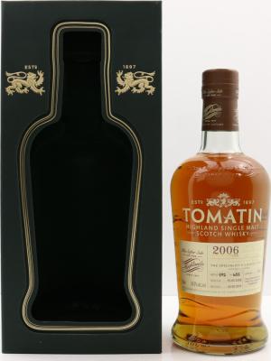 Tomatin 2006 The Specialist's Choice 1st Fill Oloroso Sherry Butt #2841 54.5% 700ml