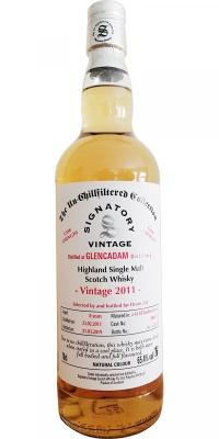 Glencadam 2011 SV The Un-Chillfiltered Collection Cask Strength 1st Fill Bourbon Barrel #800137 Dram 242 65.4% 700ml