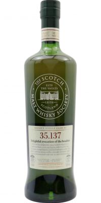 Glen Moray 1989 SMWS 35.137 Delightful evocation of the boudoir 1st Fill Ex-Bourbon Barrel 52.8% 700ml