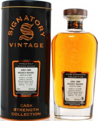 Isle of Jura 1989 SV Cask Strength Collection Bourbon Barrels 30734 + 30735 58.9% 700ml