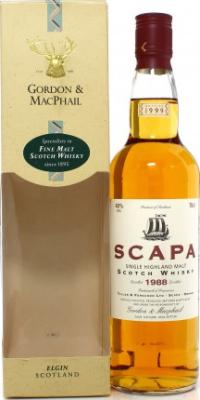 Scapa 1988 GM Licensed Bottling 40% 700ml