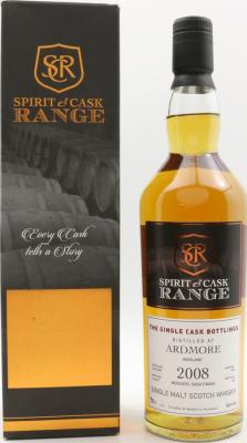 Ardmore 2008 Wx Spirit & Cask Range #9322 56% 700ml