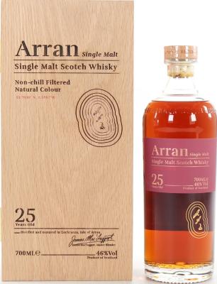 Arran Wooden Box 25yo 46% 700ml