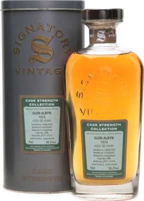 Glen Albyn 1974 SV Cask Strength Collection #1594 56.2% 700ml