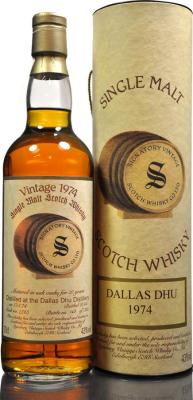 Dallas Dhu 1974 SV Vintage Collection Oak Cask #2595 43% 700ml