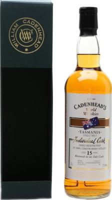 Cradle Mountain 1996 CA World Whiskies Individual Cask Jim Beam Bourbon Barrel 57.9% 700ml