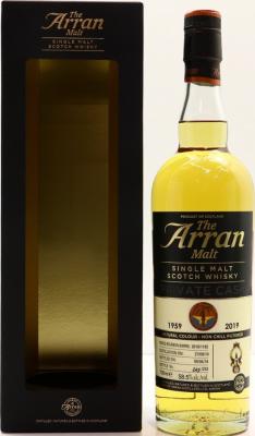 Arran 2010 Private Cask Peated Bourbon Barrel 2010/1182 Belgian Commando 58.5% 700ml