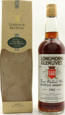 Longmorn 1962 GM Licensed Bottling 40% 700ml