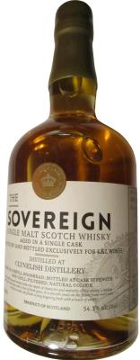 Clynelish 21yo HL The Sovereign Refill Hogshead K&L Wine Merchants 54.3% 750ml