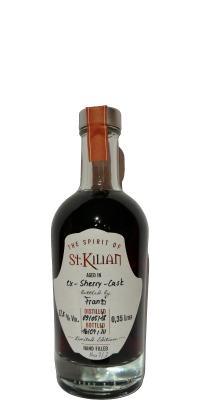 St. Kilian 2018 Ex-Sherry Cask peated Hand Filled #2308 20yo Dittrichbau 52.8% 350ml