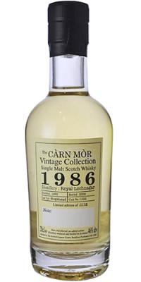 Royal Lochnagar 1986 MMcK Carn Mor Vintage Collection #1109 46% 200ml