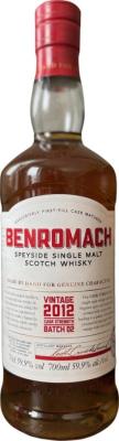 Benromach 2012 Cask Strength 1st Fill Sherry & Bourbon North American market exclusive 59.9% 700ml