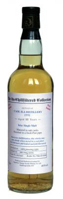 Caol Ila 1991 SV The Un-Chillfiltered Collection Oak Cask Port Pipe Finish 02/160 46% 700ml