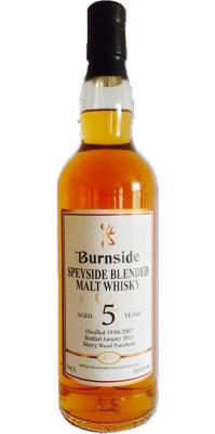 Burnside 2007 SWf Sherry Wood Puncheon 50% 700ml