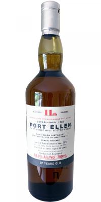 Port Ellen 11th Release Diageo Special Releases 2011 American and European Oak Casks 53.9% 750ml