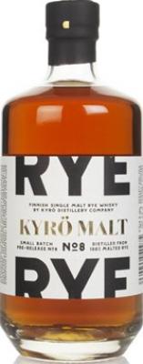 Kyro Single Malt Rye Whisky Release #8 47.2% 500ml