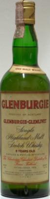 Glenburgie 5yo Glenburgie-Glenlivet Imp. P. Soffiantino Genova Italy 40% 750ml
