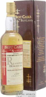 Highland Park 1990 JB Best Casks of Scotland Re-Coopered Hogsheads 43% 700ml