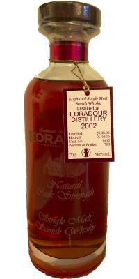 Edradour 2002 Natural Cask Strength #1412 54.6% 700ml