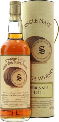 Benrinnes 1974 SV Vintage Collection 20yo Sherry Cask #2577 43% 700ml