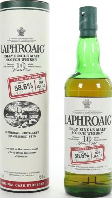 Laphroaig Cask Strength Batch #004 58.6% 750ml