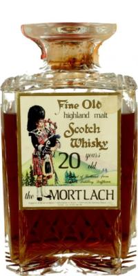 Mortlach 20yo Ses Crystal Decanter 43% 750ml