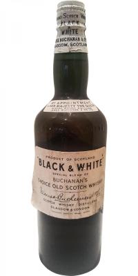 Black & White Special Blend of Buchanan's Choice Old Scotch Whis 43% 750ml