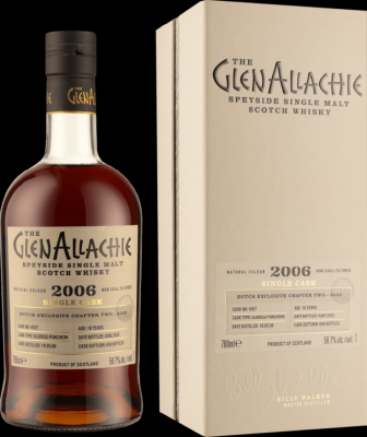 Glenallachie 2006 Single Cask Oloroso Puncheon Dutch Exclusive Chapter 2 58.7% 700ml