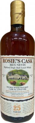 Ben Nevis 1990 Rosie's Cask Double Wood Matured #1370 56.6% 700ml