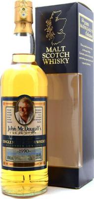 Bladnoch 1990 HMcD John McDougall's Selection CM119 52.6% 700ml