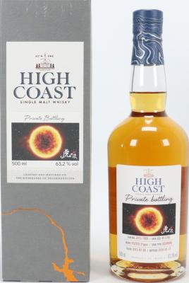 High Coast 2013 Private Bottling Bourbon 2013 1000 63.2% 500ml