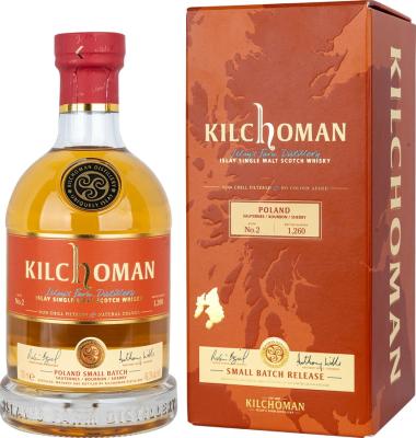 Kilchoman Poland Small Batch No. 2 Sauternes Bourbon Sherry M&P 49.3% 700ml