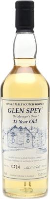 Glen Spey 12yo The Manager's Dram 53.5% 700ml