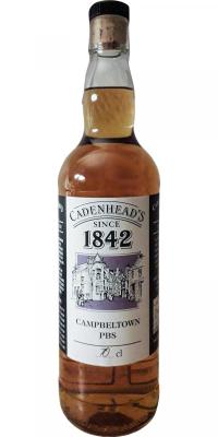 Campbeltown PBS Cadenhead's 1842 CA Hand Filled at Cadenhead's Shop Edinburgh 58.4% 700ml