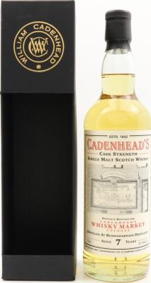 Bunnahabhain 2013 CA Cadenhead's Whisky Market Cologne Bourbon Barrel 57.5% 700ml