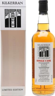 Kilkerran 2006 Limited Edition Single Cask UK 57.3% 700ml