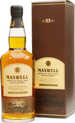 Maxwell 1979 WmMx Highland Single Malt LIDL Supermarket UK 40% 700ml