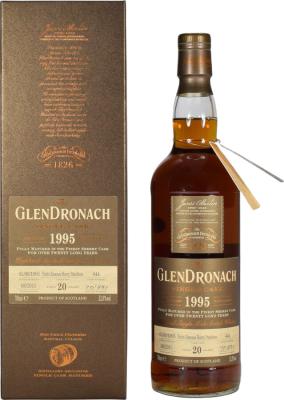 Glendronach 1995 Single Cask Pedro Ximenez Sherry Puncheon 20yo #444 52% 700ml