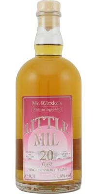 Littlemill 1992 McR Christmas Single Malt Sherry Hogshead 51.6% 700ml