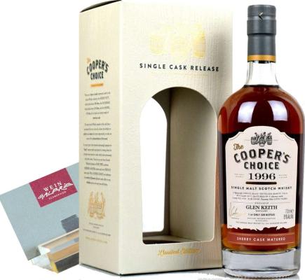 Glen Keith 1996 VM The Cooper's Choice Sherry Cask #8107 51% 700ml