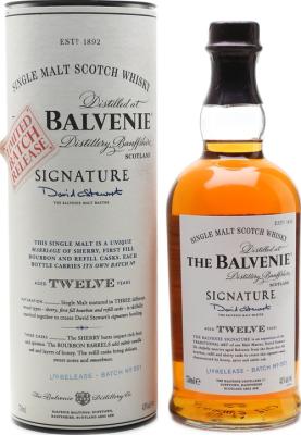 Balvenie Signature Batch #1 43% 750ml