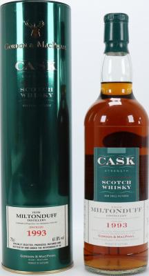 Miltonduff 1993 GM Cask Strength 1st Fill Sherry Butt #9400 61.8% 700ml