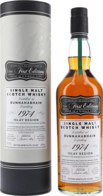 Bunnahabhain 1974 ED The 1st Editions Refill Hogshead HL 14748 41.4% 700ml