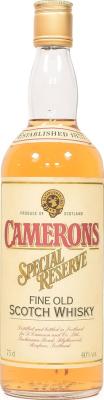 Camerons Special Reserve Fine Old Scotch Whisky 40% 750ml
