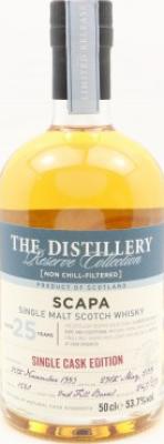 Scapa 1993 The Distillery Reserve Collection 2nd Fill Ex-Bourbon Barrel #1560 53.7% 500ml