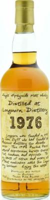 Longmorn 1976 TI Handwritten Label Bourbon Barrel 53% 700ml