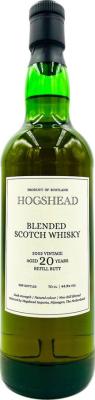 Blended Scotch Whisky 2002 Hhd Refill Butt 44.9% 700ml