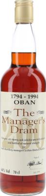 Oban 16yo The Manager's Dram Sherry Cask 64% 700ml